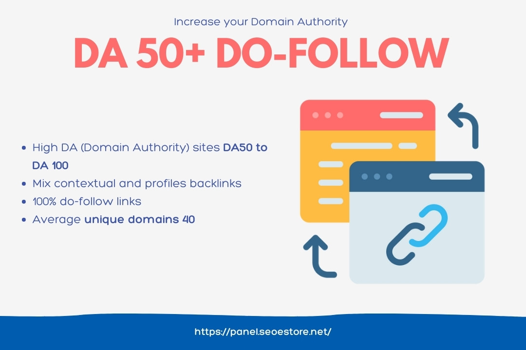 DA (Domain Authority) 50+ Do-follow thumbnail